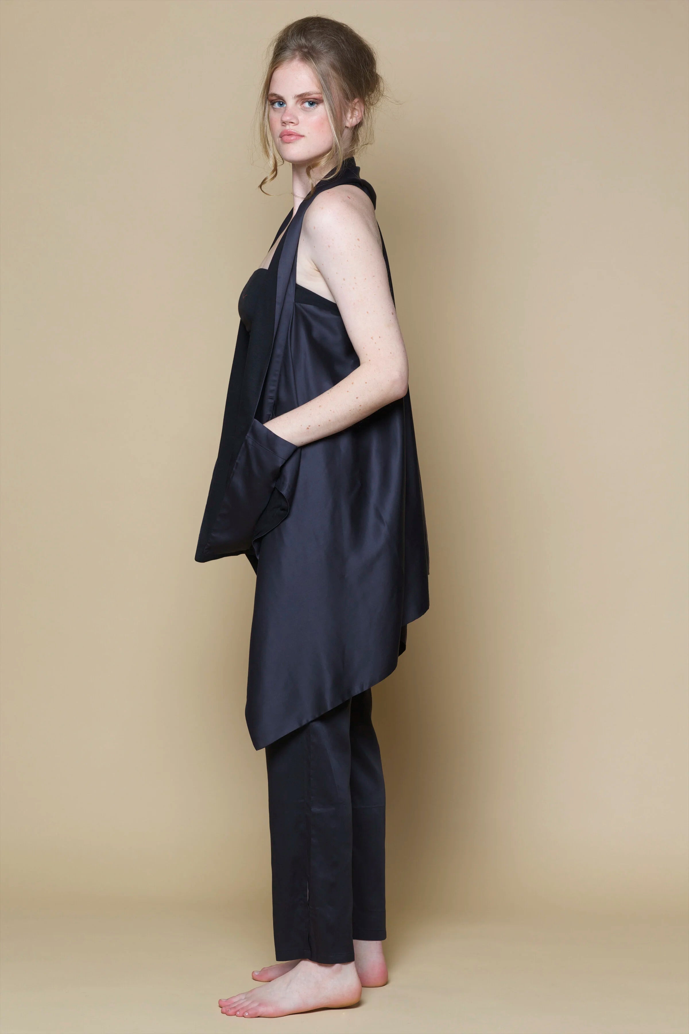 Vegan Silk Swing Vest