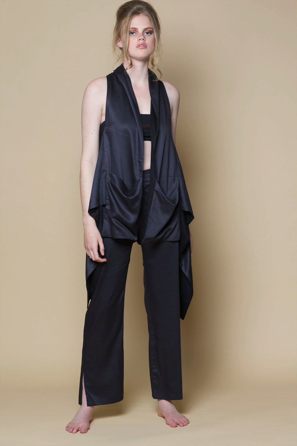Vegan Silk Swing Vest