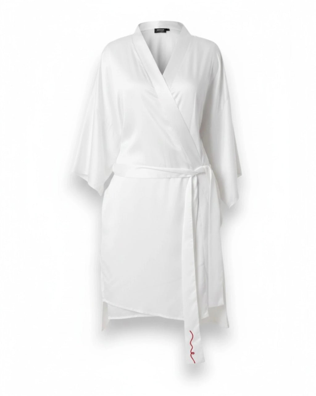 Kimono en bambou de soie végétalienne | Blanc