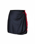 Vegan Silk Pareo Skirt | Black