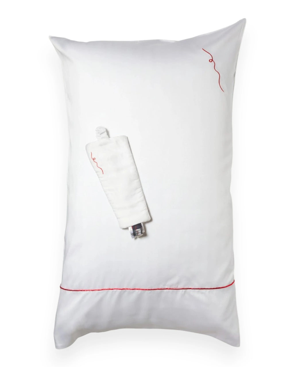 Vegan Silk Bamboo Pillowcase & Eyemask Gift Set | White