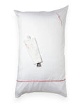 Vegan Silk Bamboo Pillowcase & Eyemask Gift Set | White