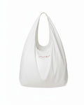 Vegan Silk Bamboo Shopper Bag | White