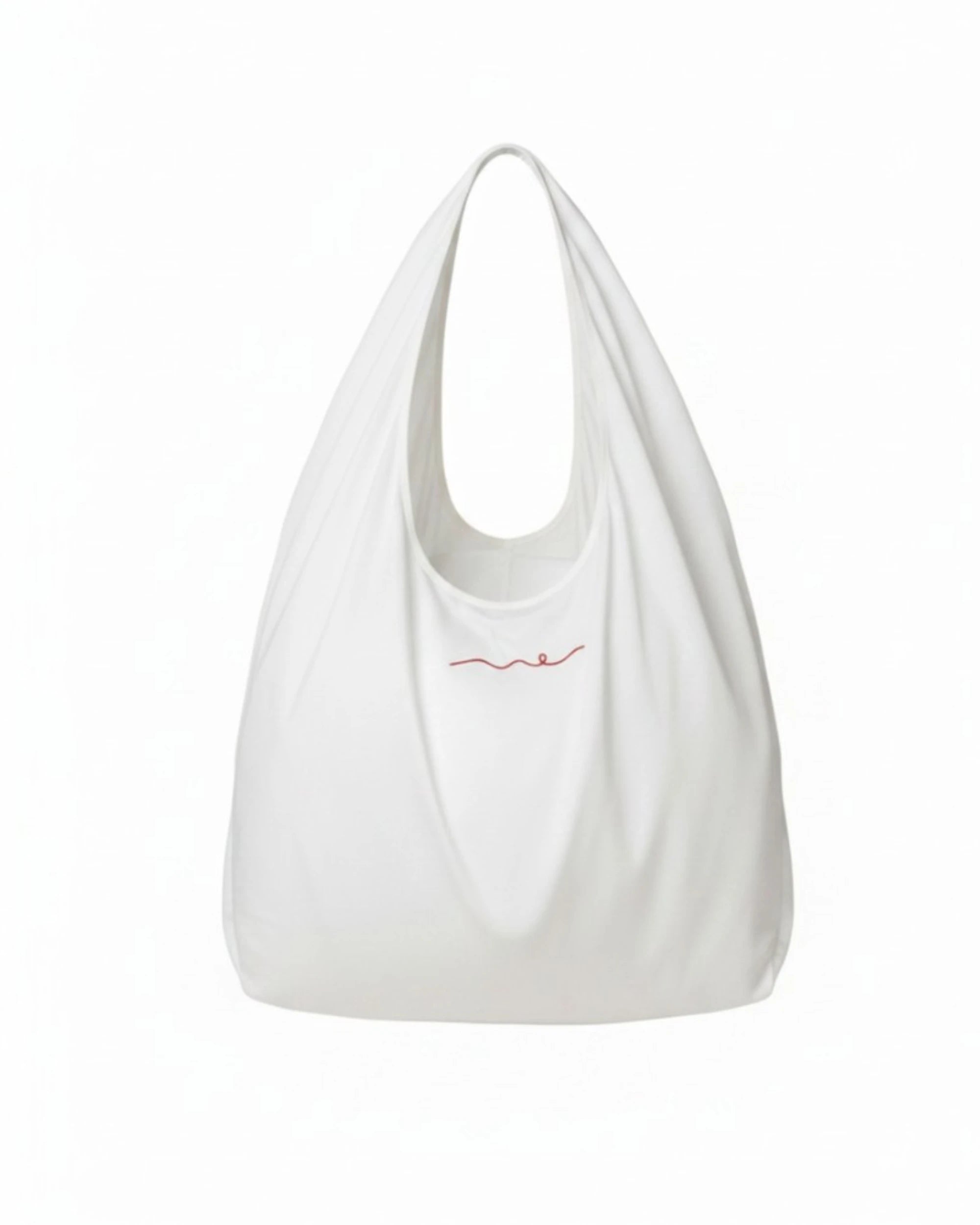 Vegan Silk Bamboo Shopper Bag | White