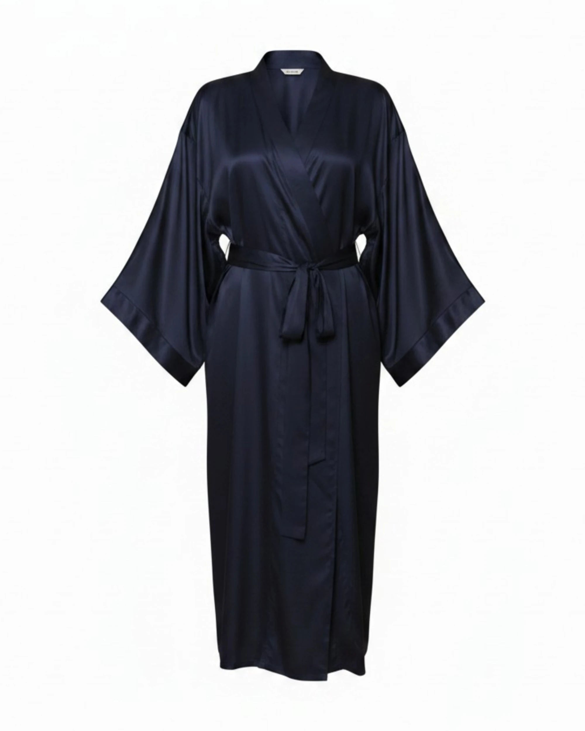 Vegan Silk Bamboo Zen Kimono | Black