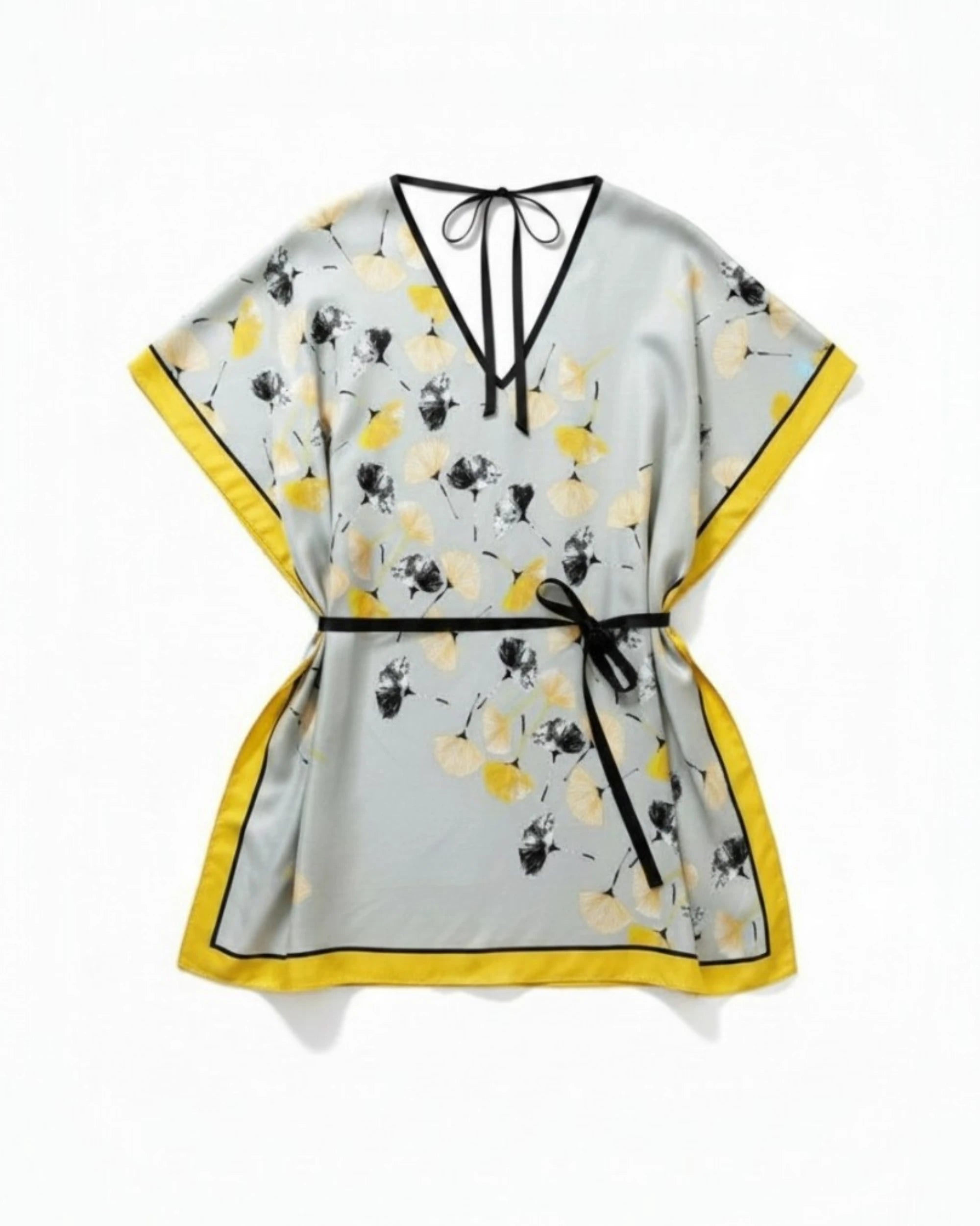 One-of-A-Kind Silk Blend Kaftan | Pattern 3
