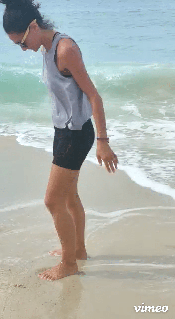 Short de yoga en bambou | Noir