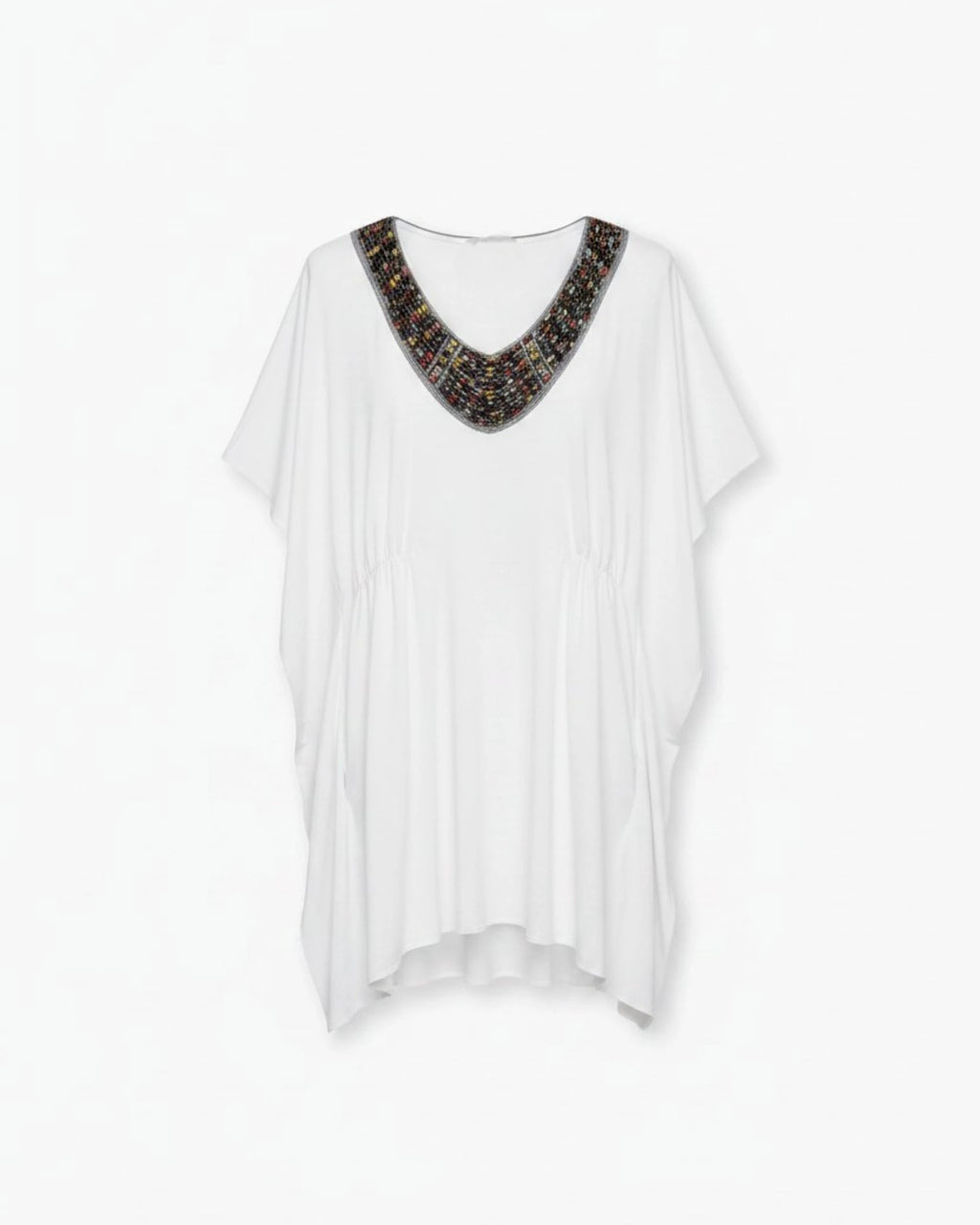 Bamboo Kaftan with Repurposed Trimmings | 2