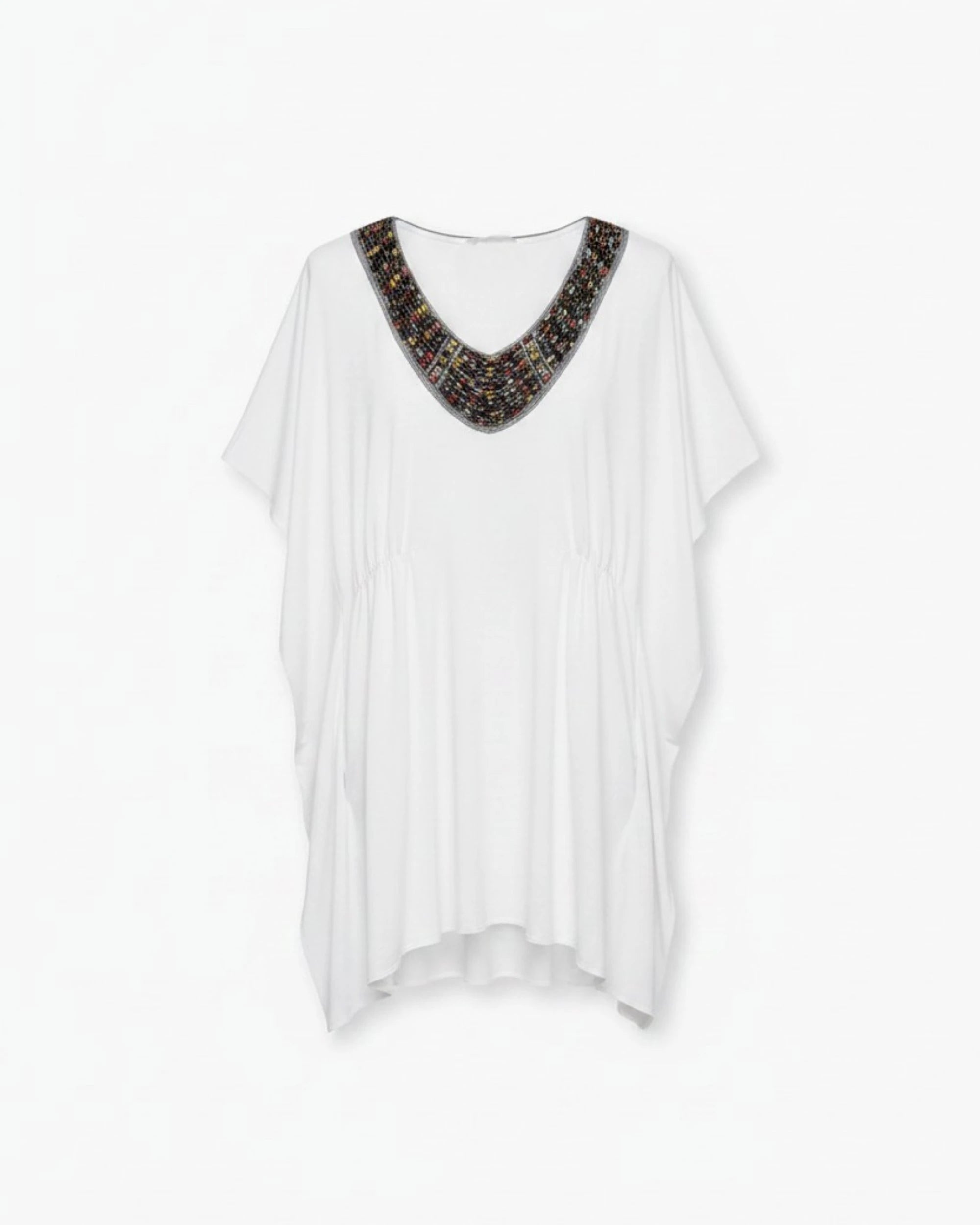 Bamboo Kaftan with Repurposed Trimmings | 2