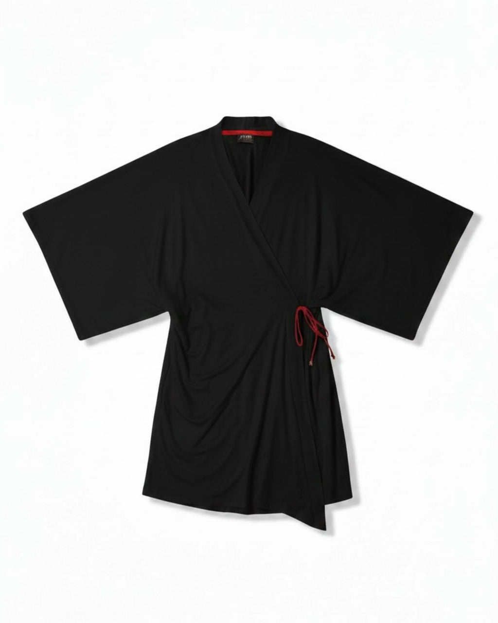Kimono cravate en bambou | Noir