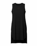 Robe longue sans manches en bambou | Noir