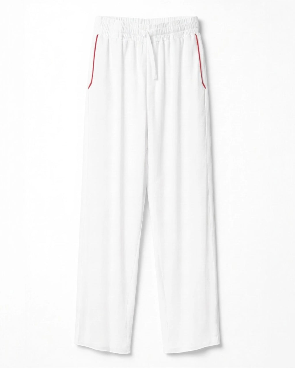 Pantalon de détente unisexe en bambou | Blanc