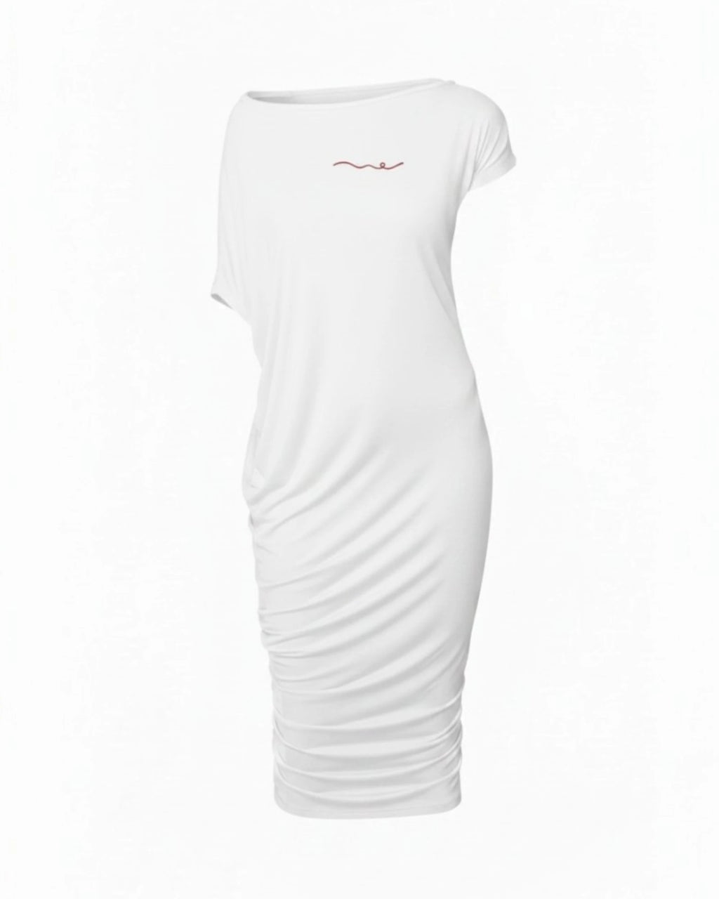 Robe Bambou Épaules Dénudées | Blanc