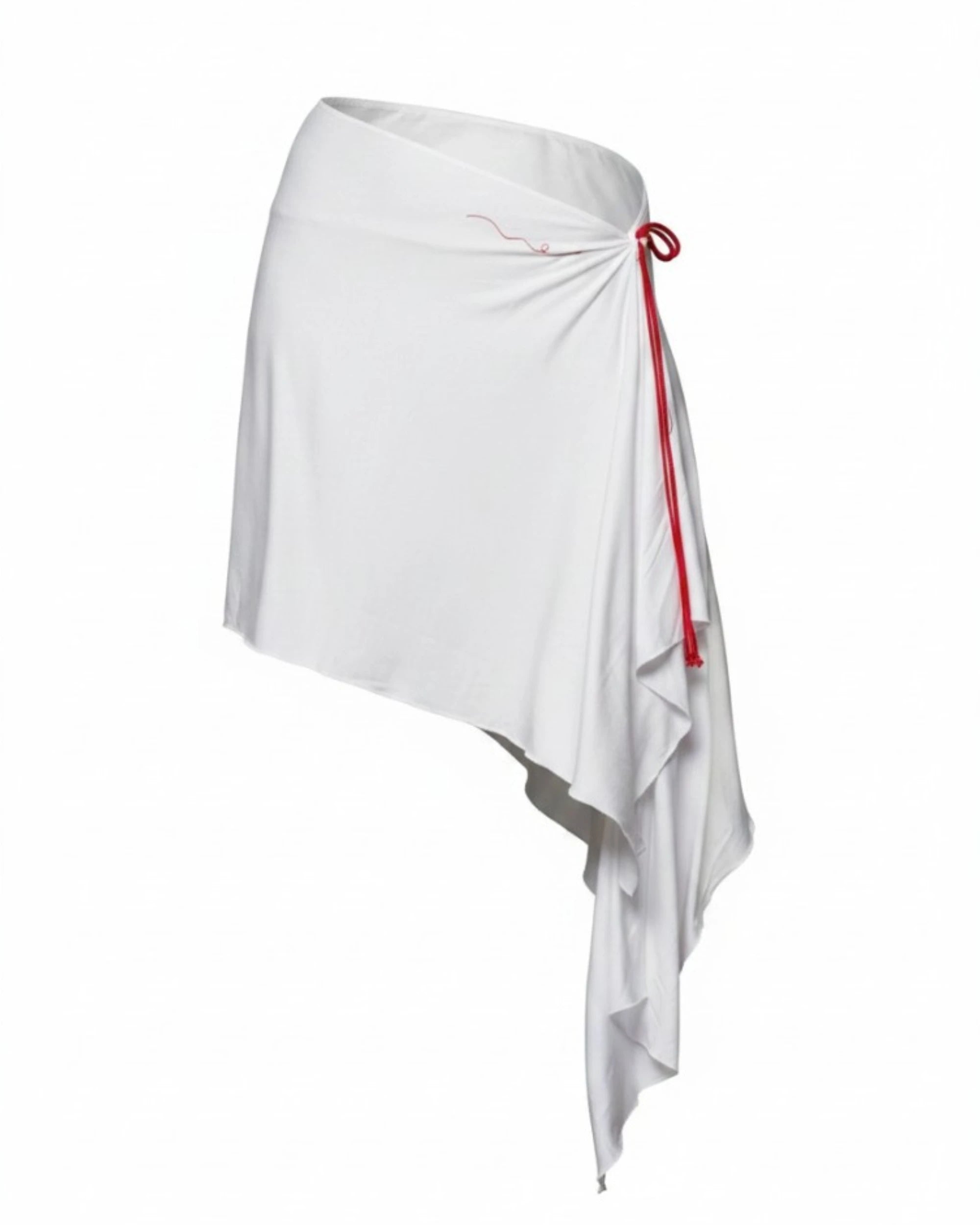 Jupe paréo en bambou | Blanc