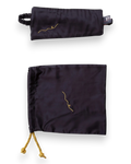 Vegan Silk Kintsugi Eye Sleep Mask | Black