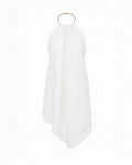 Vegan Silk Mini Dress | White