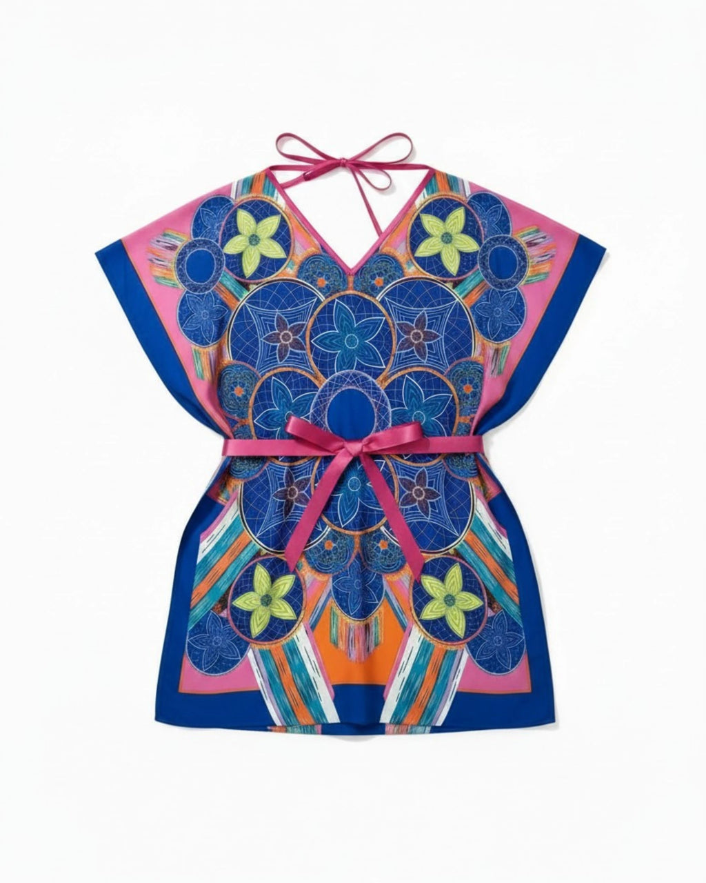One-of-A-Kind Silk Blend Kaftan | Pattern 6